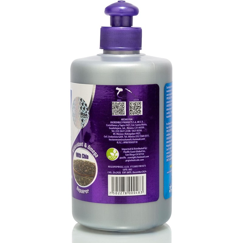 Crema para Peinar con Biotina y Queratina para Cabello Liso