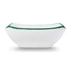 GMUNDNER KERAMIK Manufaktur 0324SAQU09 Green Deer Schälchen quadratisch 9 x