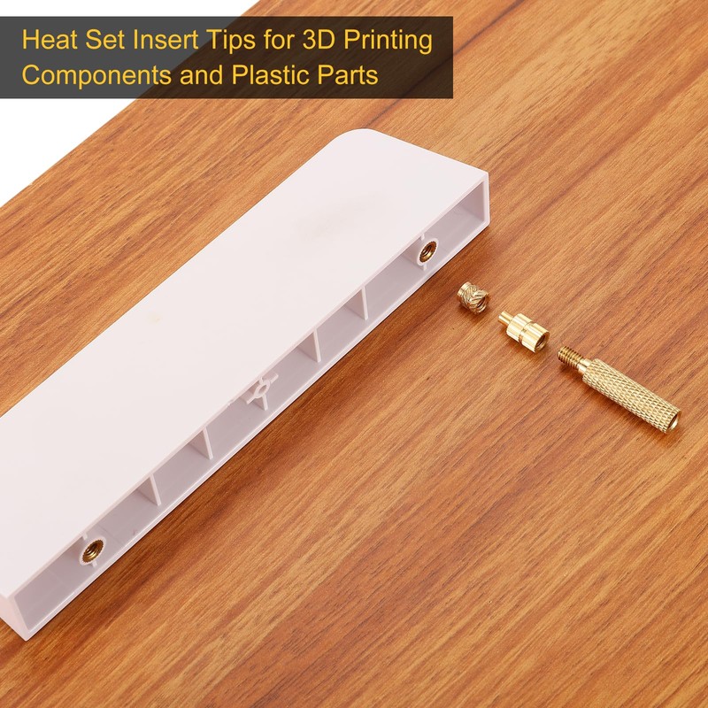 sourcing map 8 Pcs Heat Set Insert Tips for Threaded