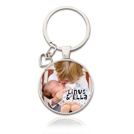 Personalisierter Haustier-Anhänger mit Foto und Namen, Hund, Katze, Pferd, Hase (Eigenes Foto)