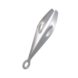 MAGICLULU 1pc Stainless Steel Fishbone Clip Culinary Tweezer Plier Manual Hair Remover Tweezers Kitchen Suger Tong Chicken Picker Kitchen Plier with Slant Tip Stainless Steel Tong