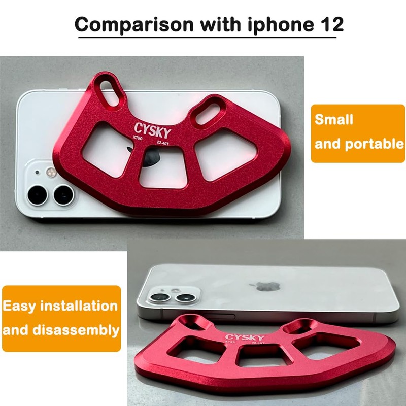 CYSKY Alloy MTB Bash Guard, ISCG05 Bicycle Chain Guard for