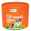 ZESTIGREENS Organic Cat Grass Seeds - Non-GMO Blend of Wheat,
