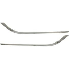 Xeggex Fog Light Trim Set for VW for Passat 2012-2015 Left and Right Chrome 2pc WXG1081