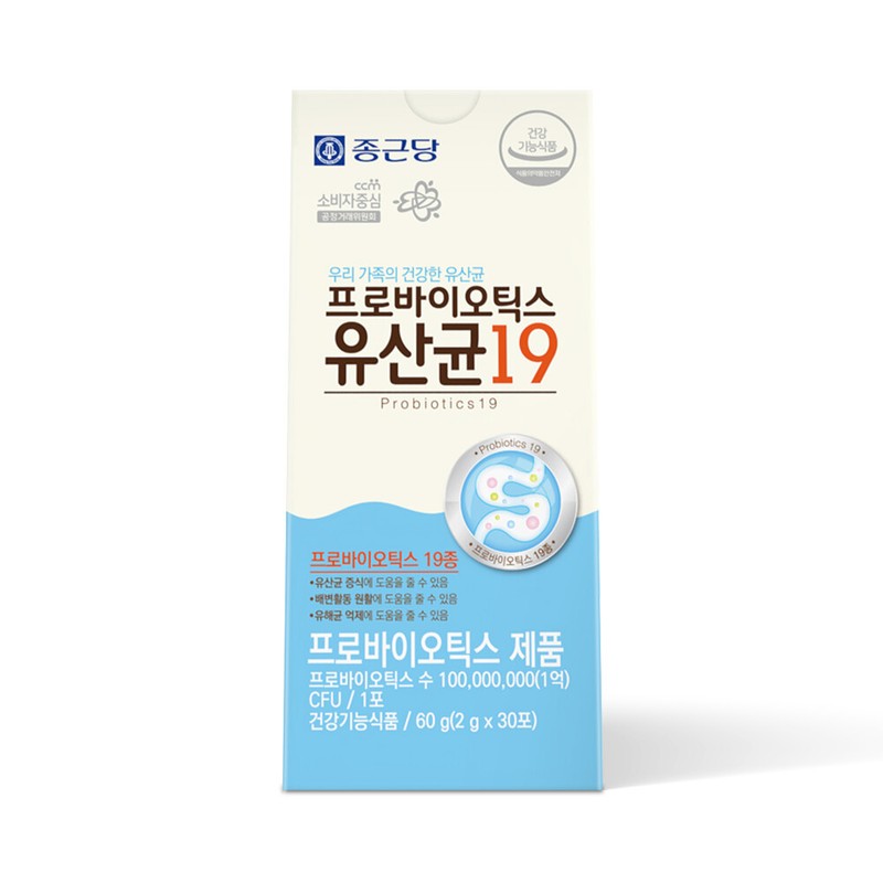 Chong Kun Dang Probiotics Lactobacillus 19 30 sachets 4 powder
