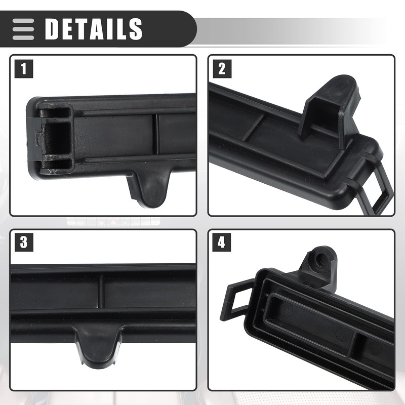 Motoforti Cabin Air Filter Cover, for Jeep Cherokee 2014-2020, Plastic,