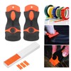 Caulking Scraper Set,Single Edge Scraper,Razor Blade Scraper 2pcs Scraper Grips