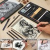 Brusarth Charcoal Pencils for Drawing, Set of 26, Professional Drawing