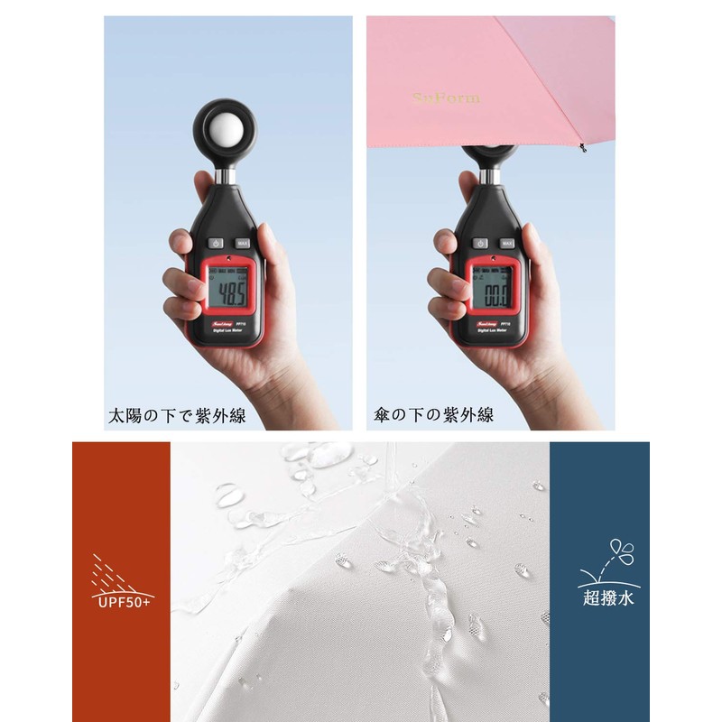[2023 Version] Parasol, One-touch Automatic Open/Close, Folding Umbrella, Compact, Ultra