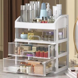 Transforma tu baño o recámara con PTBSZCWY: Sistema de Cajones Organizadores de gran capacidad perfecto para maximizar el espacio, acceder rápido a tus cosméticos