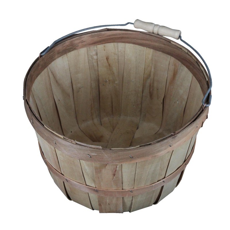 SSWBasics One Peck Basket With Handle - Set of 3