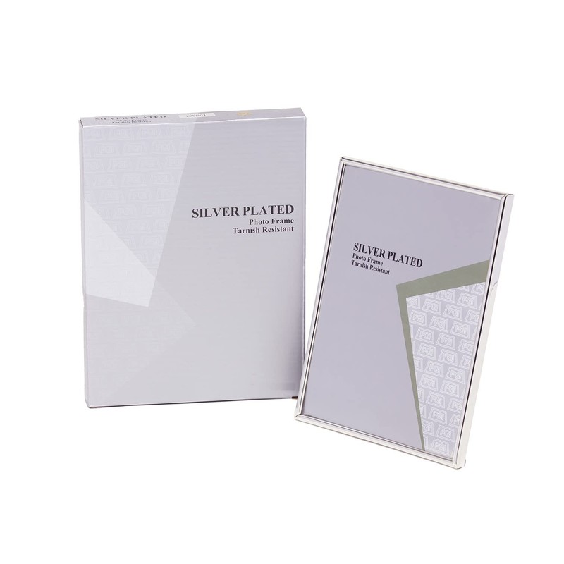 3.5 x 5-inch Silver Thin Edge Single Photo Frame Stands