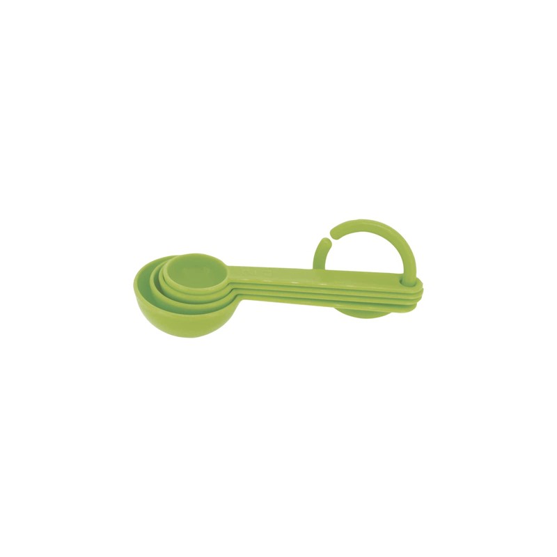 Daiwa GT-15 Measuring Spoon, Green, Set of 4