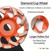 Wohenhao Dust Shroud for Angle Grinder 4.5-5 inch + Diamond