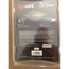 Gigaware P/2 to USB Adapter