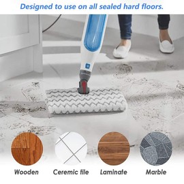 4 Pack Steam Mop Pads for Shark Lift-Away Pro Genius S3973, S3973D, S3973WM, S5002Q, S5003A, S5003D, S5004, S6001W, S6002, S6002C, S6003D, S6003W Touch-Free Dirt Grip Washable Replacement Mop Pads