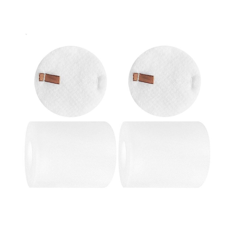 4 PACK 3.7" High Replacement Base Pre-Motor Foam Filters for