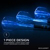 Accudart Tracer Steel Tip Light-Up LED Darts, 16 gram, Blue