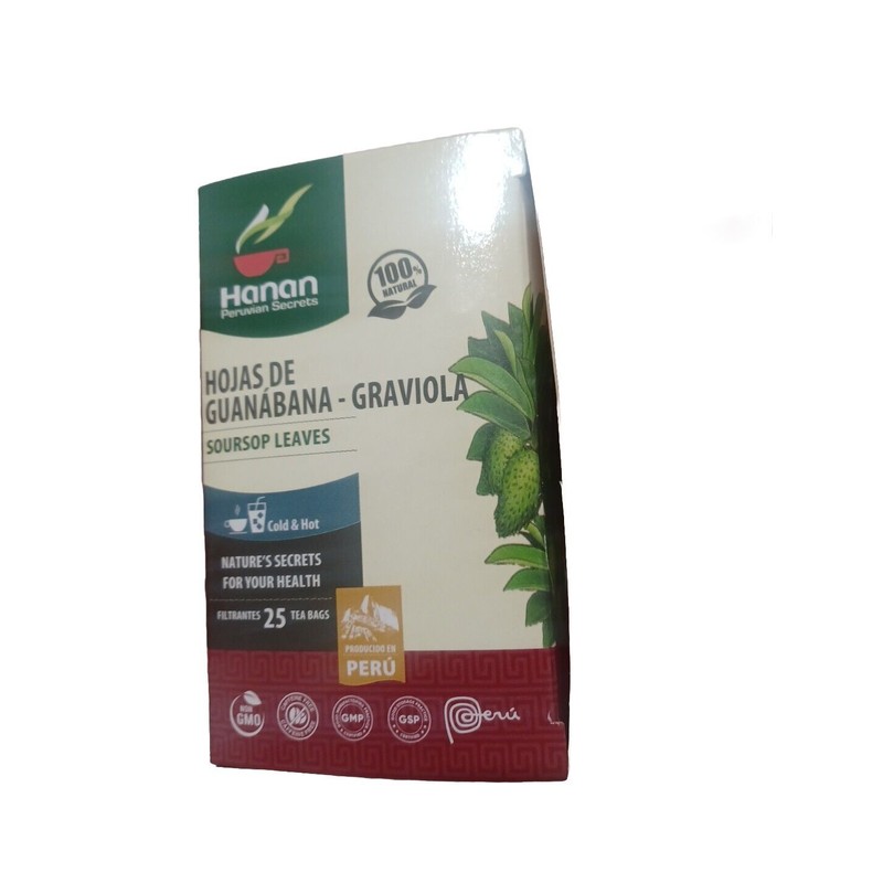 Hanan-Peru 50 Tea Bags Hoja de Guanabana (Soursop Leaves Tea