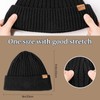 Ocatoma Beanie Hat for Men Women Unisex Toque Winter Cuffed