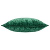 Paoletti Ripple Cushion Cover, Emerald, 50 x 50cm