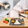 Cute Rabbit Dish Drying Mat for Kitchen Counter Absorbent Microfiber