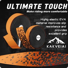Handlebar Tapes, Cycling Handlebar Tape, Bicycle Handlebar Tape, Handlebar Tapes with End Plugs, Bicycle Handlebar Tape for MTB Road Bike, Bicycle Handlebar Tape, Non-Slip and Shock-Absorbing Grip