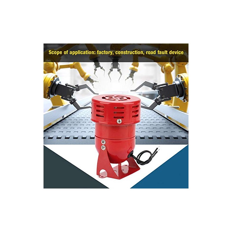 114db High Decibel Alarm, POWERTOOL Wired Loud Fire Alarm Siren