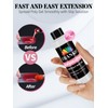 EBANKU Poly Gel Nail Forms Kit - 4 Shapes Reusable