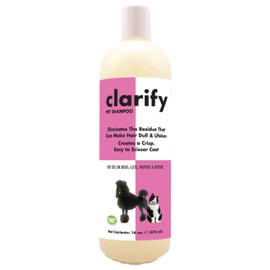 Clarify Pet Shampoo for Dogs & Cats 16 oz. | Cruelty-Free | Paraben-Free | Biodegradable and Non-Toxic | Made in The USA
