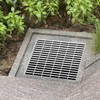 Galvanized Steel Drain Grate, 23.6"x23.6" Outdoor Drain Cover, Heavy Duty