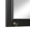 DesignOvation Kate and Laurel Pub Mirrors with 5 Metal Hooks,