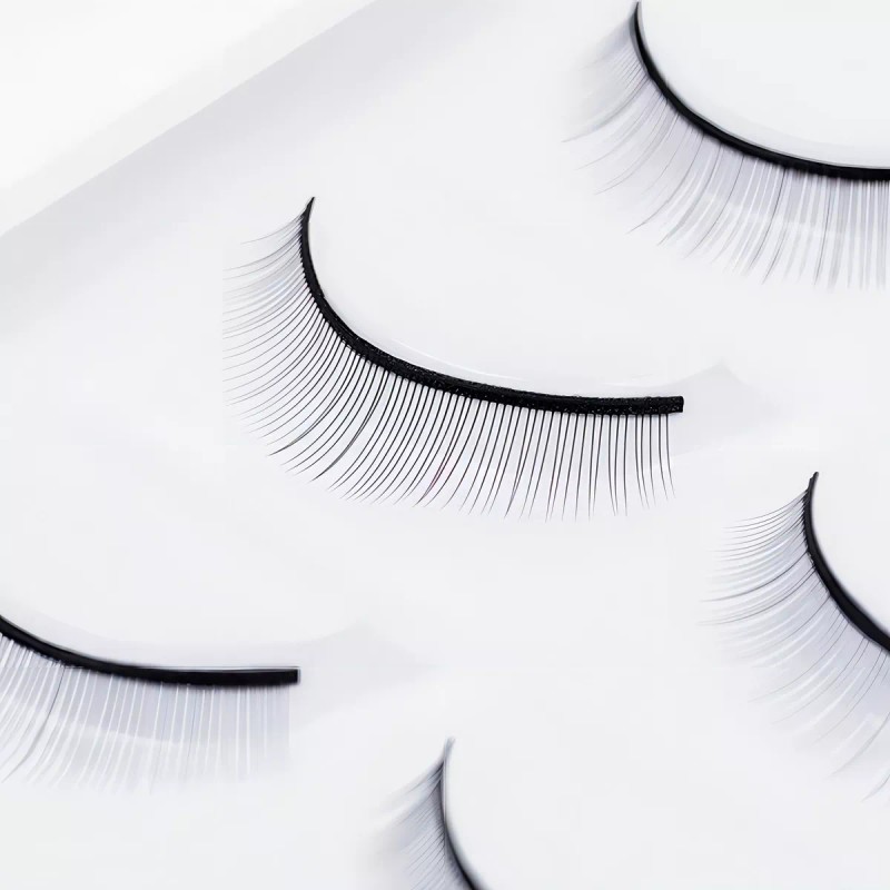 Veraly 20 Pares Pestañas Práctica Extensiones Maquillaje Lashista Color Negro