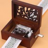 DIY Wooden 15 Note Hand cranked Tape Music Box Brithday