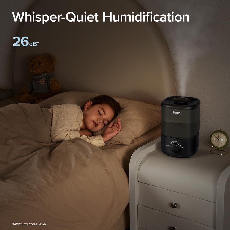 LEVOIT Classic 160 Top-Fill Ultrasonic Cool Mist Humidifier, Super Easy