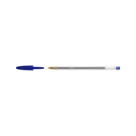 Bic Cristal Medium Ballpoint Pen Blue [Pack of 100]