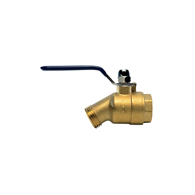 American Valve M76QT 3/4" Quarter Turn Hose Bibb FIP, 2