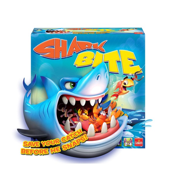 Shark Bite: Save Your Catch Before He Snaps! | Family Fun Fishy Board Game | Kids Action Games | For 2-4 Players | Ages 4+