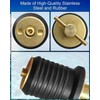 Brass T-Handle Drain Plug Fit for 1 Inch Diameter Drains,
