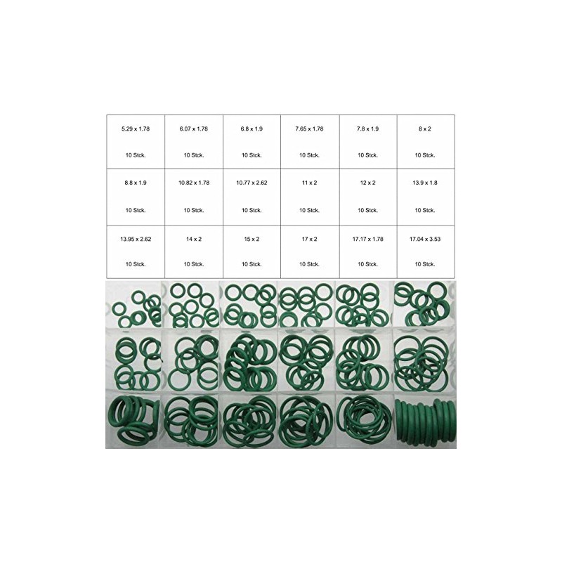 180 x HNBR O-Ring Set Sealing Ring Seal Temperature Resistant