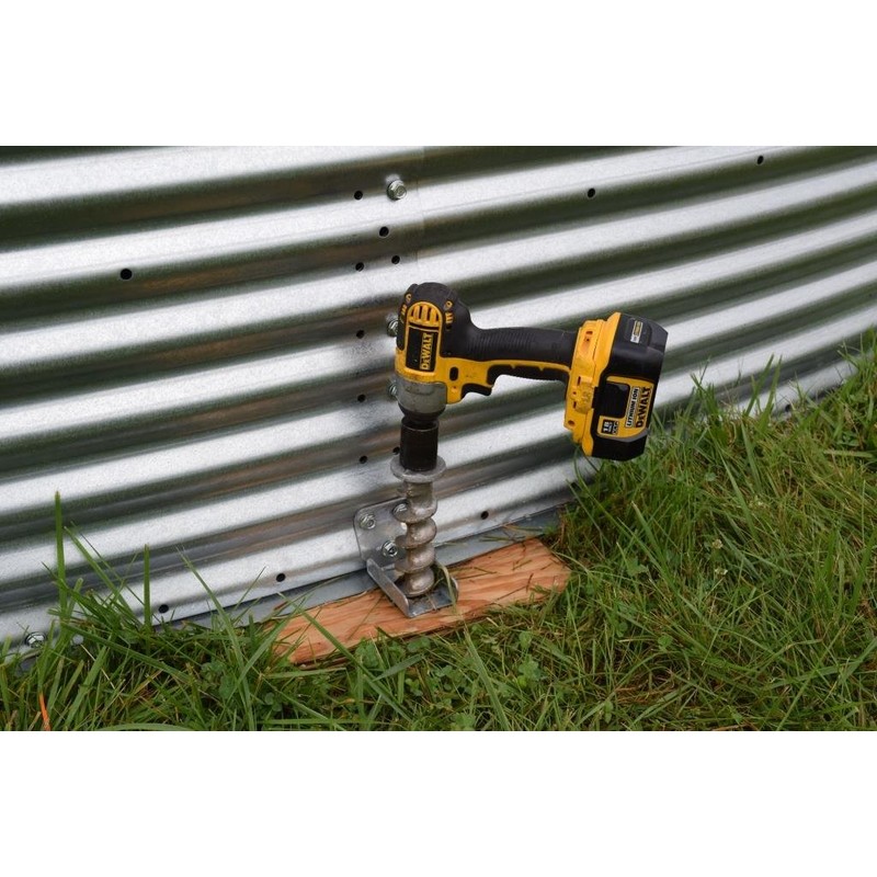 Penetrator 10" Aluminum Screw Earth Anchor-Holds up to 1,000lbs