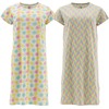 Erwin Müller Women's Nightdress 2 Pack Single Jersey Lemons Colourful