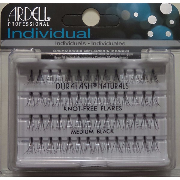 Ardell (LOT OF 4) Ardell Duralash Natural Knot-free Medium Individual