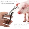 Pig Ear Tag Plier Stainless Steel Animal Ear Notcher with