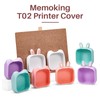 Memoking T02 Protective Case-Bunny Ears Shape Soft Silicone BPA-Free Cute
