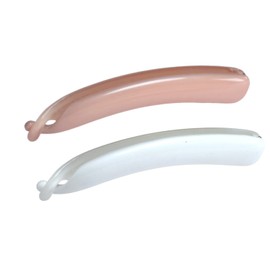 Parcelona-Juego de 2 pinzas para el pelo de plátano francés pequeñas de 3 ¾ pulgadas, soporte flexible para cola de caballo, accesorios para el cabello para mujeres de estilo duradero, fabricado en Fr