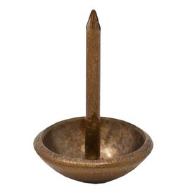 ComfortStyle Premium Upholstery Tacks, Nailhead Decorative Trim for Furniture, 7/16-inch Diameter (200, French Natural)