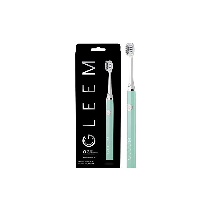 Gleem Electric Toothbrush, Battery Powered, Soft Bristles, Mint