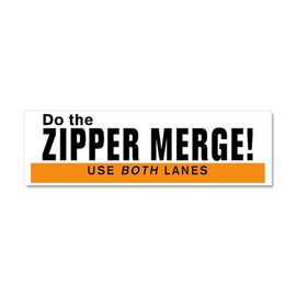 CafePress Zipperbumpersticker Car Magnet 10 X 3 Car Magnet 10" x 3", Bumper Magnet
