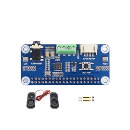Coolwell WM8960 Audio Module Hi-Fi Sound Card HAT for Raspberry Pi 4B+ 4B 3B+ 3B 2B+ Zero W WH 2W Stereo CODEC Play/Record